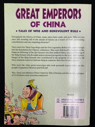 Great Emperors of China *Tales of wise and Benevolent Rule* - Thryft