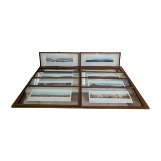 Set of 10 Framed Panoramic Photo Prints