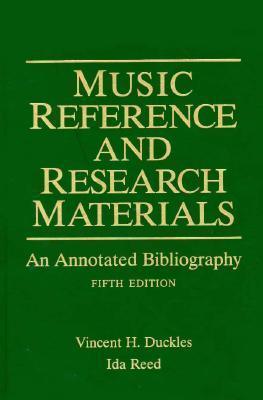 Music Reference And Research Materials - An Annotated Bibliography - Thryft