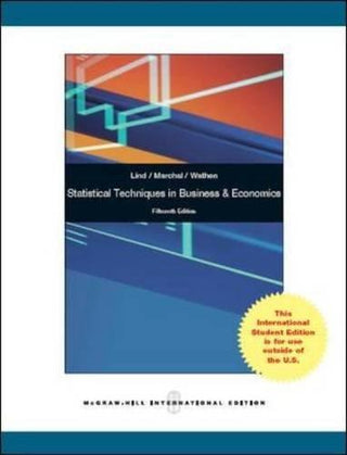 Statistical Techniques in Business and Economics - Thryft