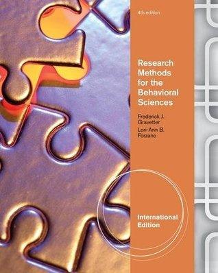 Research Methods for the Behavioral Sciences (International Edition) - Thryft