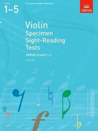 Violin Specimen Sight-Reading Tests, ABRSM Grades 1-5 : from 2012 - Thryft