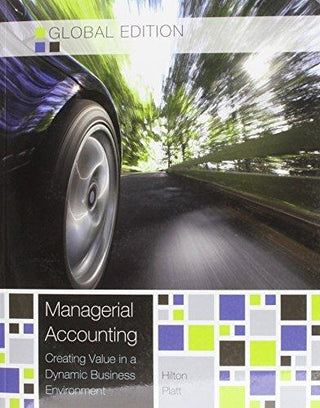 Managerial Accounting - Global Edition - Thryft