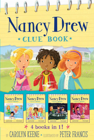 Nancy Drew Clue Book 4 Books in 1! : Pool Party Puzzler; Last Lemonade Standing; A Star Witness; Big Top Flop - Thryft