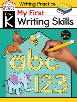 My First Writing Skills (Pre-K Writing Workbook) - Preschool Writing Activities, Ages 3-5, Pen Control, Letters And Numbers Tracing, Drawing Shapes, And More - Thryft