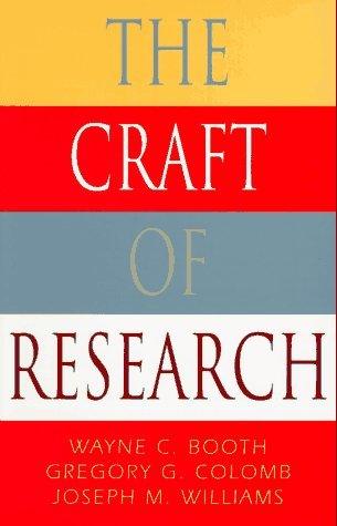 The Craft of Research - Thryft
