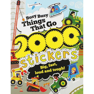 Busy Busy Things That Go 2000 Stickers - Thryft