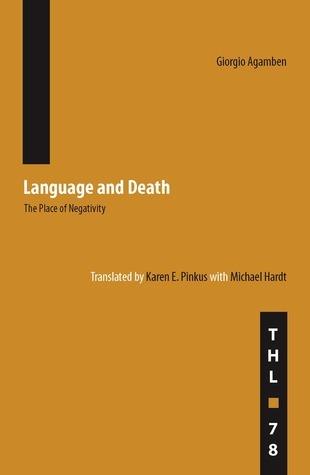 Language and Death : The Place of Negativity - Thryft