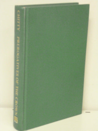 A treatise on the law of the prerogatives of the Crown, and the relative duties and rights of the subject - Thryft