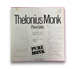 Pure Monk (Piano Solos)