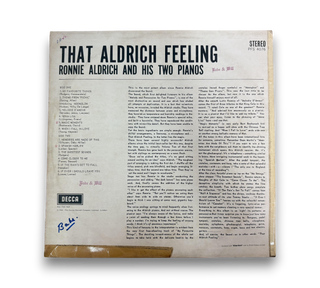 That Aldrich Feeling