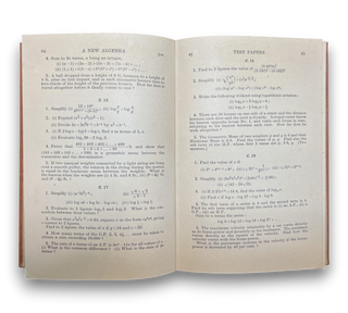 A New Algebra for Schools Part III