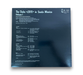 The Duke 'Live' In Santa Monica Volume 1