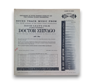 Sound Track Music From Doctor Zhivago