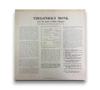 Thelonious Monk Plays Duke Ellington