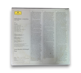 10 Mazurkas · Prélude Op. 45 · Ballade Op.23 · Scherzo Op. 31