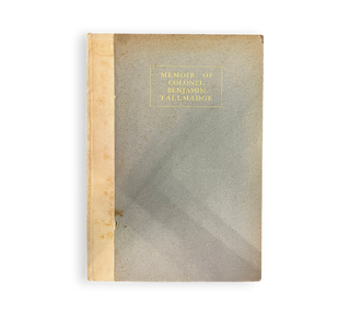 Memoir of Colonel Benjamin Tallmadge