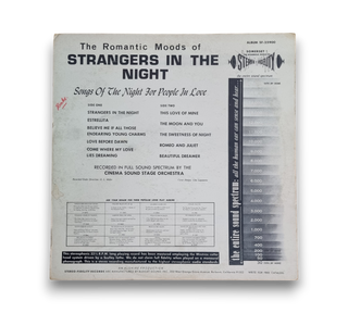 The Romantic Moods Of Strangers In The Night