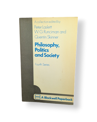 Philosophy, Politics and Society: Fourth Series