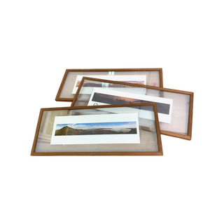 Set of 10 Framed Panoramic Photo Prints