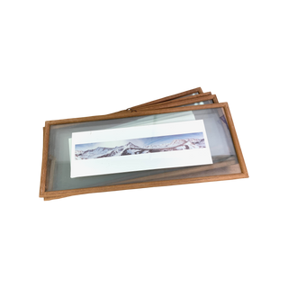 Set of 10 Framed Panoramic Photo Prints