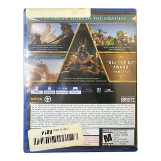 Assassin's Creed Origins PS4