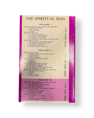 The Spiritual Man Volume Three