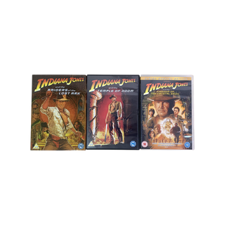 Set of 3 Indiana Jones DVDs