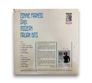Connie Francis Sings Modern Italian Hits