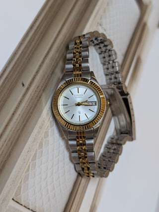 Citizen Quartz Two-Tone Round Bracelet Watch