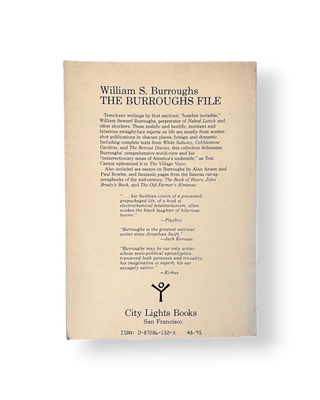 The Burroughs File - Thryft