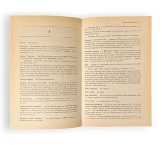 A Concise Dictionary of Mathematics - Thryft