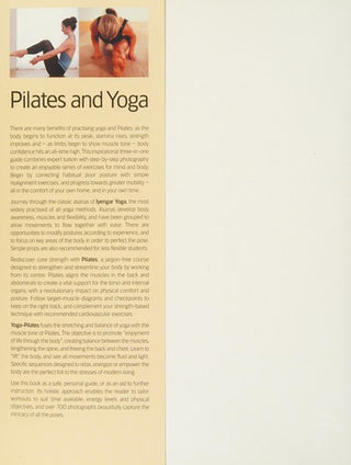 Pilates Yoga: A Dynamic Combination for Maximum Effect: Simple Exercises to Tone and Strengthen Your Body