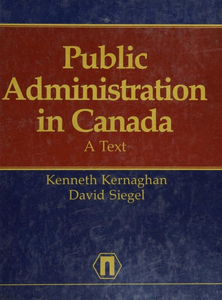 Public Administration in Canada