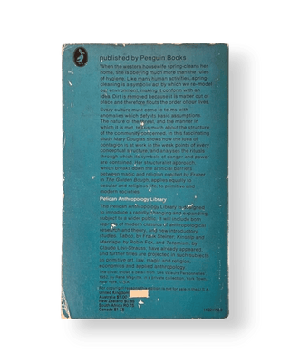 Purity and Danger: An Analysis of Concepts of Pollution and Taboo - Thryft