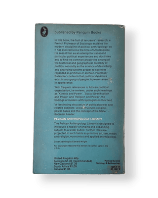 Political Anthropology - Thryft