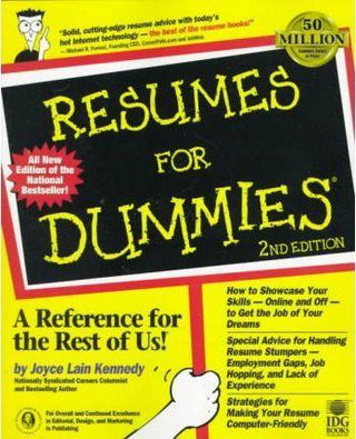 Resumes for Dummies - Thryft
