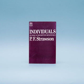 Individuals: An essay in descriptive metaphysics - Thryft
